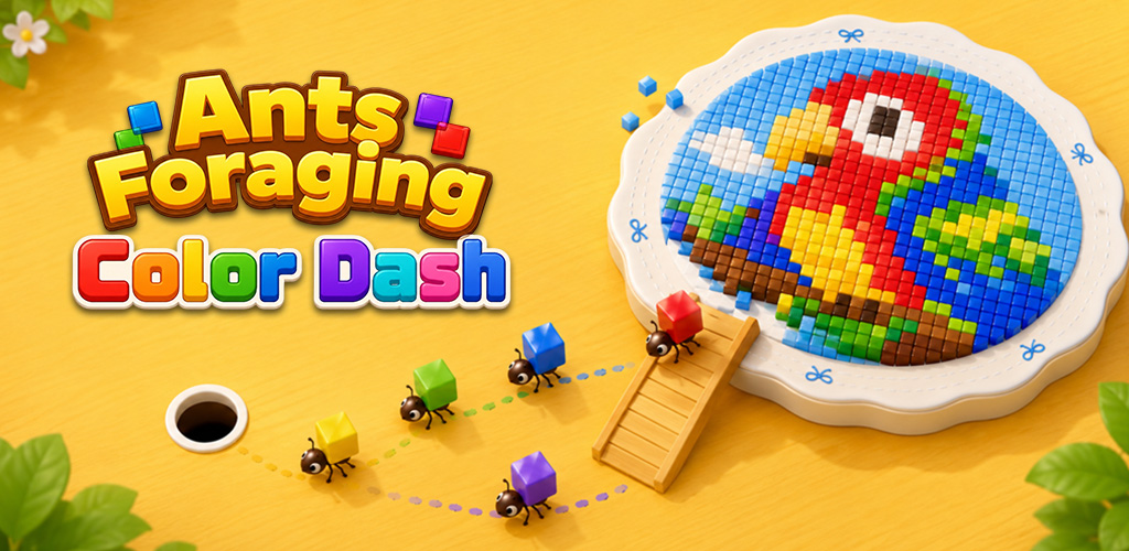 Ants Foraging: Color Dash